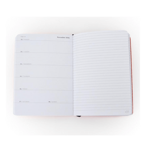 Agenda de bolso 2026 Visão semanal pequena - Laranja Mr.wonderful - Papelaria Encantada