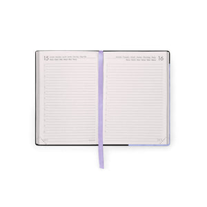 Agenda Legami 12 Meses 2027 Diária Cosmic Lilac - Papelaria Encantada