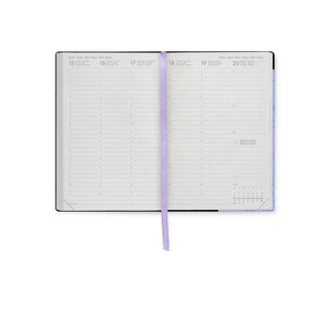 Agenda Legami 12 Meses 2027 Diária Cosmic Lilac - Papelaria Encantada