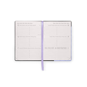 Agenda Legami 12 Meses 2027 Diaria Cosmic Lilac - Papelaria Encantada