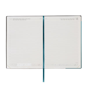 Agenda Legami 12 Meses 2027 Diária Deep Teal - Papelaria Encantada