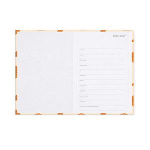 Agenda Legami 16 meses Diária -Média- Croissant - Papelaria Encantada