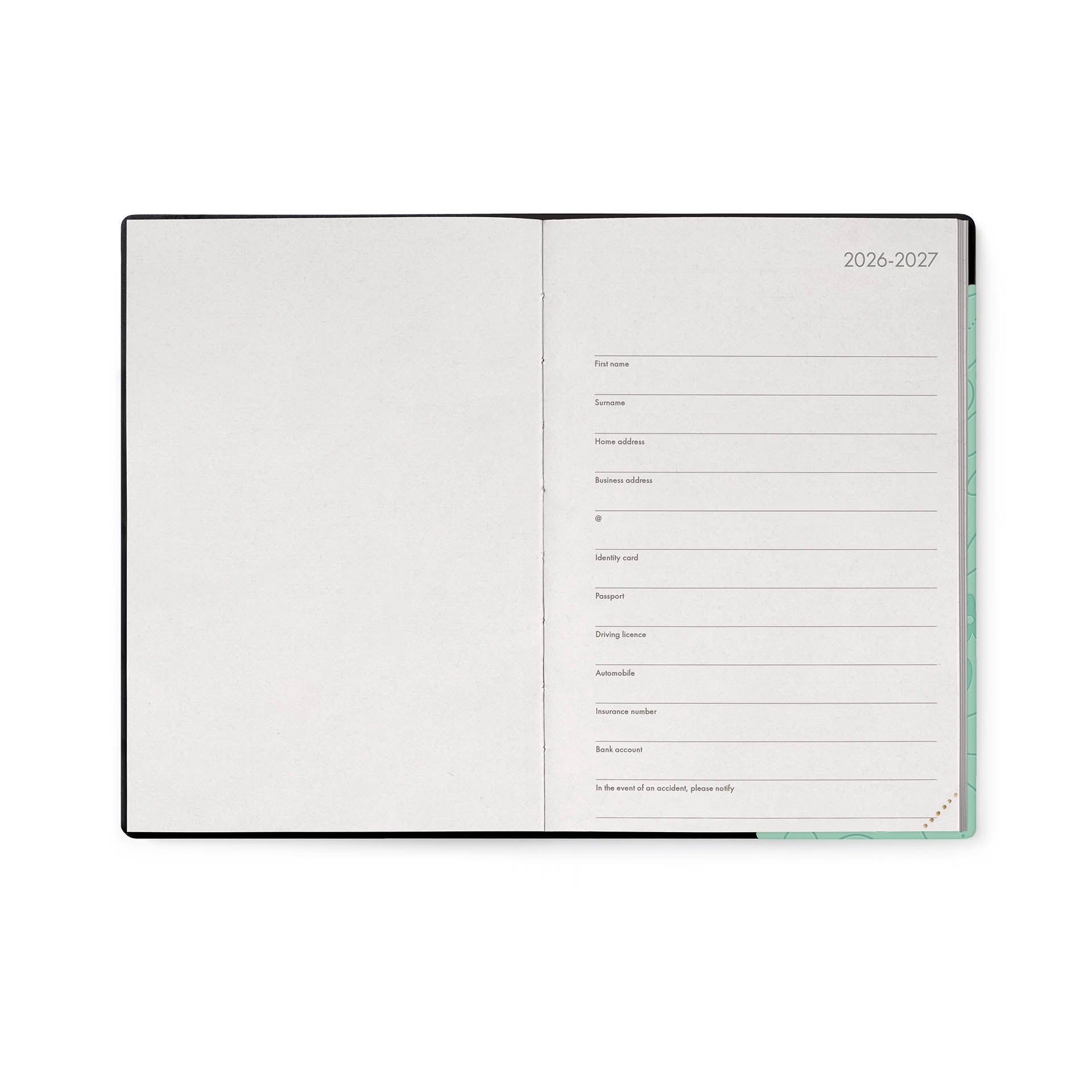 Agenda Legami 16 meses Media - Semanal - Botanic Garden - Papelaria Encantada