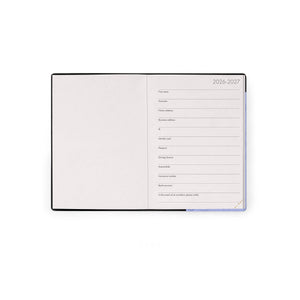 Agenda Legami 16 meses Pequena semanal - Cosmic Lilac - Papelaria Encantada