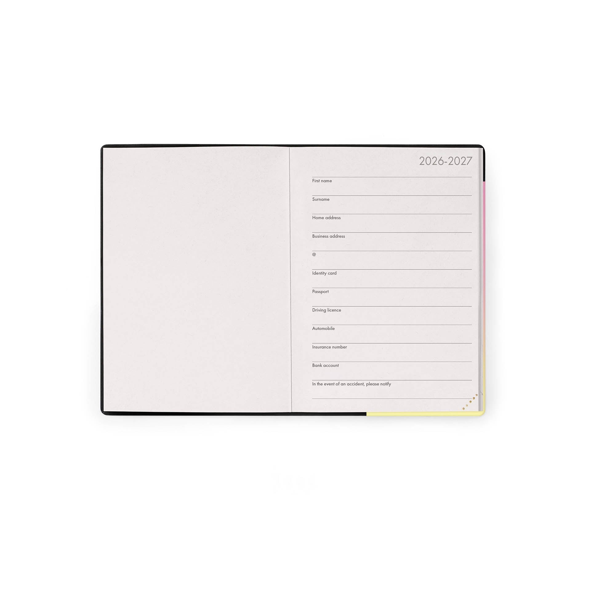 Agenda Legami 16 meses Pequena semanal - Sunrise Lover - Papelaria Encantada