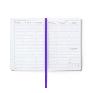 Agenda Legami 16 meses Semanal -Média- Flores - Papelaria Encantada