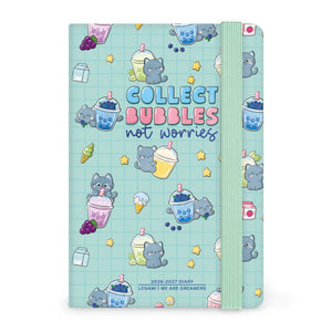 Agenda Legami 16 meses Semanal -Pequena- Gato Bubble Tea - Papelaria Encantada