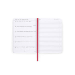 Agenda Legami 16 meses Semanal -Pequena- Urso Cereja Rosa - Papelaria Encantada