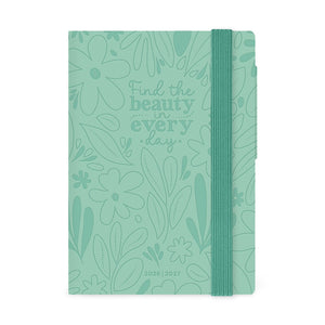 Agenda Legami diária Pequena 16 meses Botanic Garden - Papelaria Encantada
