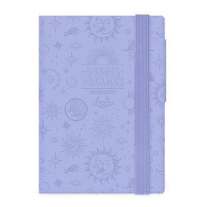 Agenda Legami diária Pequena 16 meses Cosmic Lilac - Papelaria Encantada