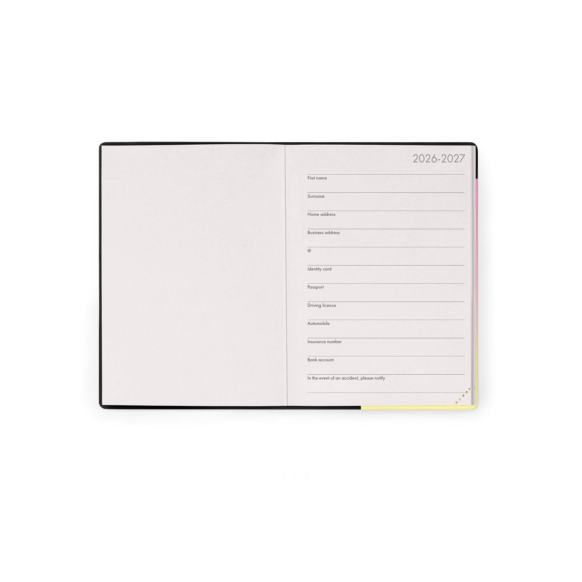 Agenda Legami diária Pequena 16 meses Sunrise Lover - Papelaria Encantada