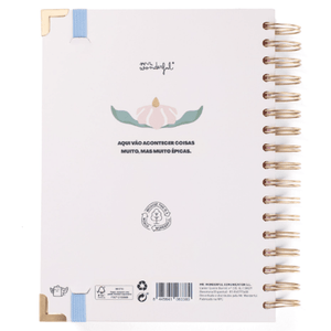 Agenda Wonder 2025-26 Diária - A vida é agora - Mr.Wonderful - Papelaria Encantada