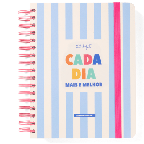 Agenda Wonder 2025-26 Diária - Cada dia mais e melhor - Mr.Wonderful - Papelaria Encantada