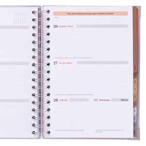 Agenda Wonder 2025-26 Semanal 18 meses- Vivendo com estilo - Mr.Wonderful - Papelaria Encantada