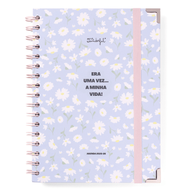 Agenda Wonder 2025-26 Semanal - Era uma vez ... a minha vida - Mr.Wonderful - Papelaria Encantada