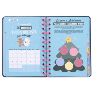 Agenda Wonder 2025-26 Semanal Pequena - Superplanos e boas vibrações - Mr.Wonderful - Papelaria Encantada