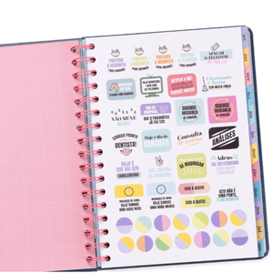 Agenda Wonder 2025-26 Semanal - Superplanos, Emoções e Boas Vibrações - Mr.Wonderful - Papelaria Encantada