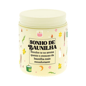 Vela aromática Arómame Sonho De Baunilha – Baunilha