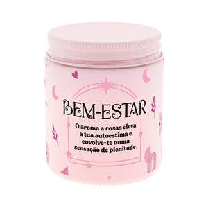 Vela aromática Arómame Bem-Estar – Rosa
