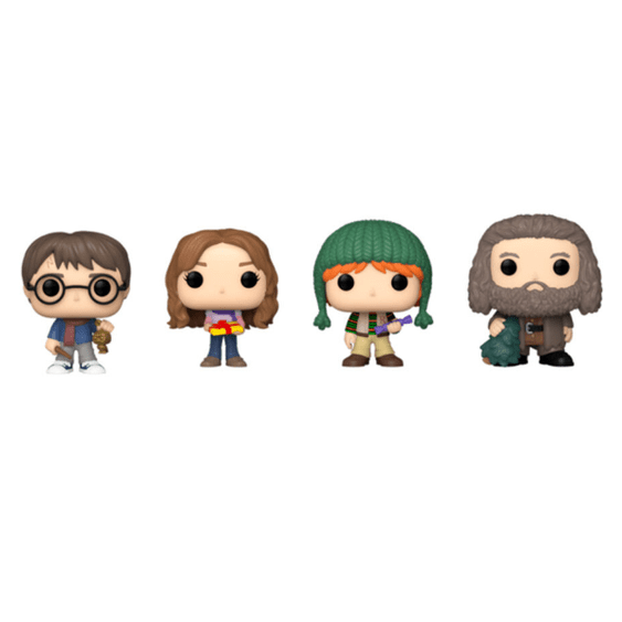 Arvore de Natal com 4 figuras Pocket Pop Harry Potter - Papelaria Encantada