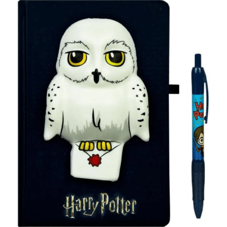 Bloco 3D Squishy capa dura Harry Potter - Papelaria Encantada