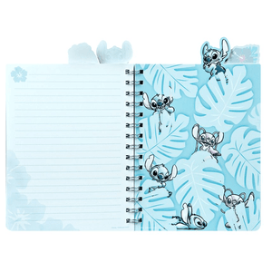 Bloco A5 Stitch com separadores - Papelaria Encantada
