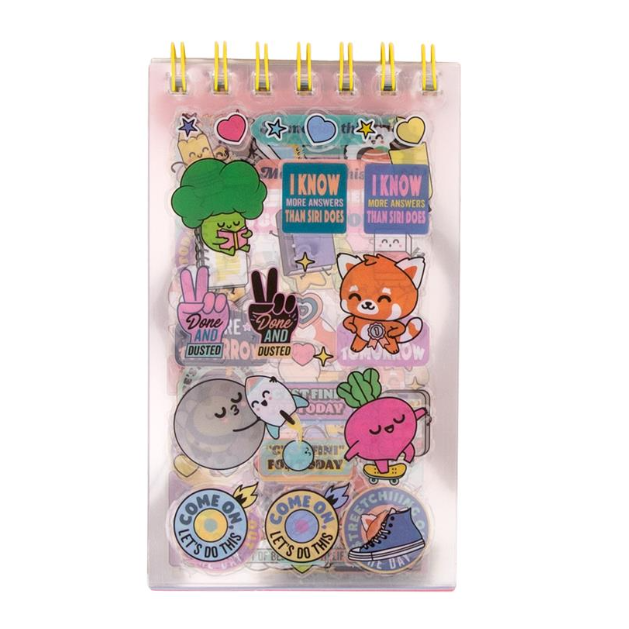 Bloco com Autocolantes Transparentes Mr.wonderful - Papelaria Encantada