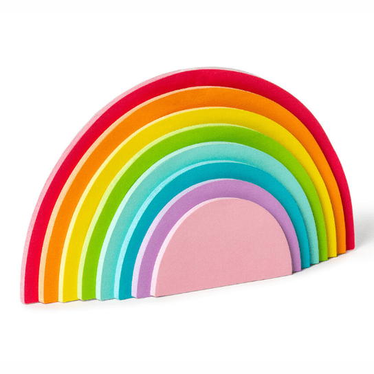 Bloco de notas adesivo Arco-Íris Legami - Papelaria Encantada