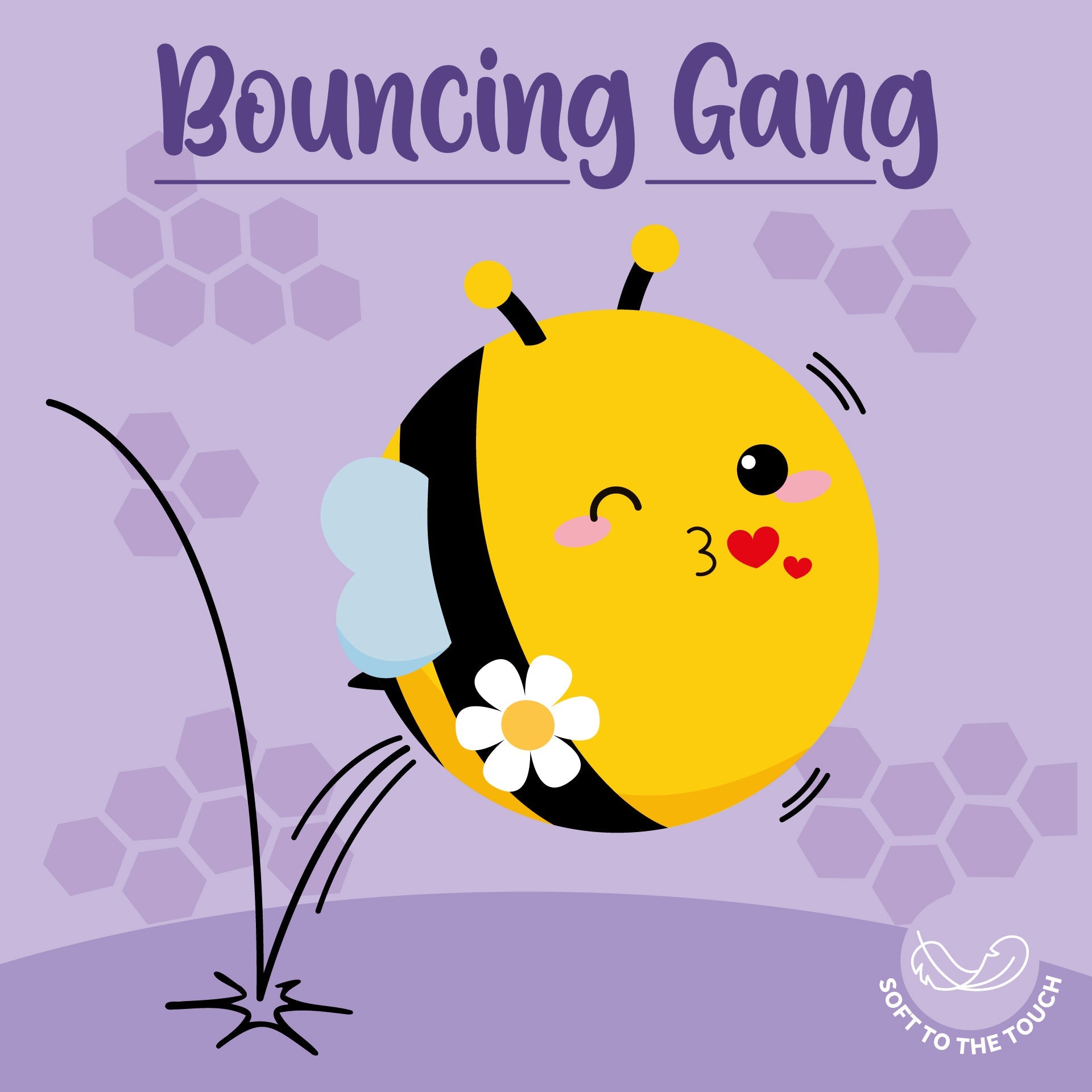 Bola Saltitante Abelha – Bouncing Gang - Legami - Papelaria Encantada