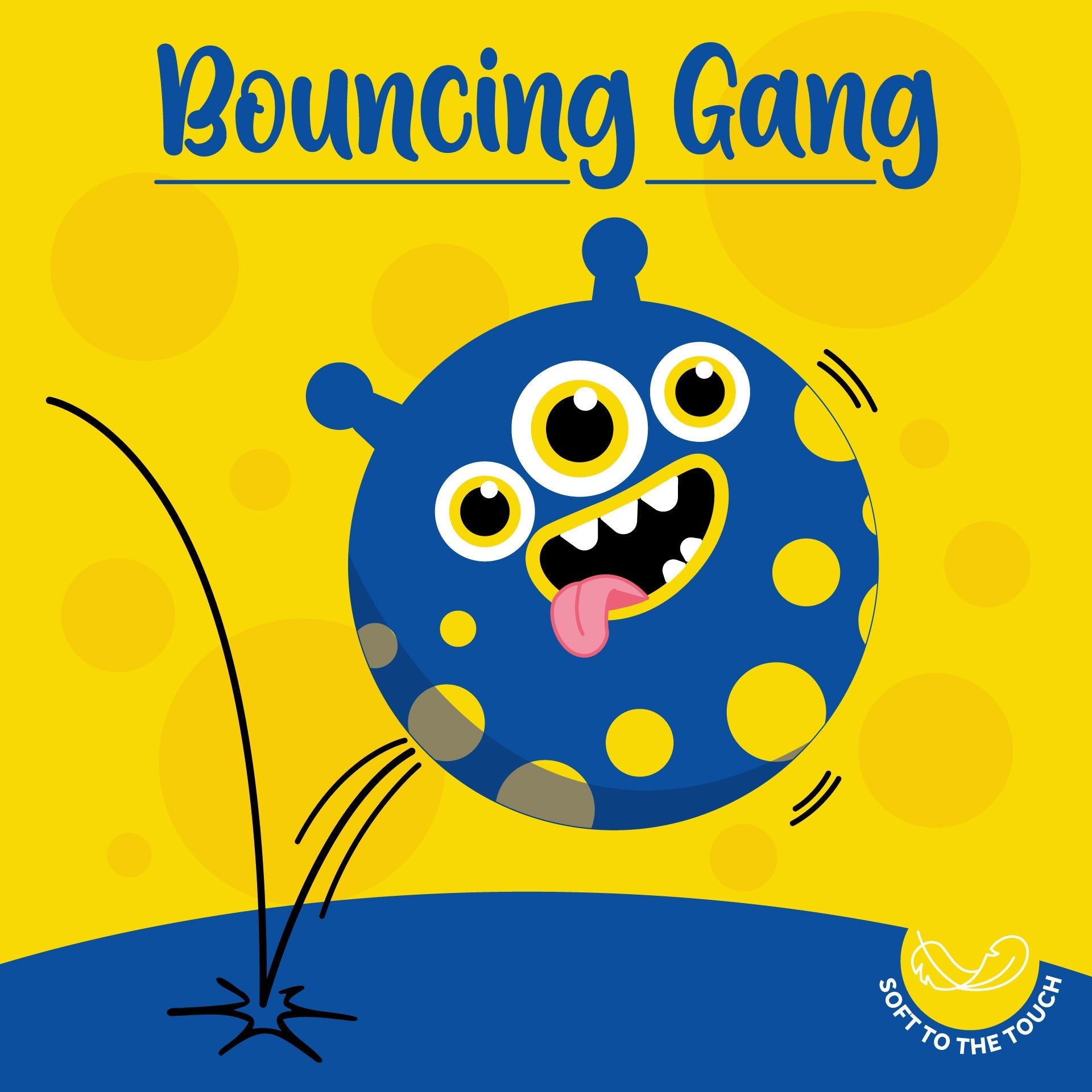 Bola Saltitante Monstro – Bouncing Gang - Legami - Papelaria Encantada