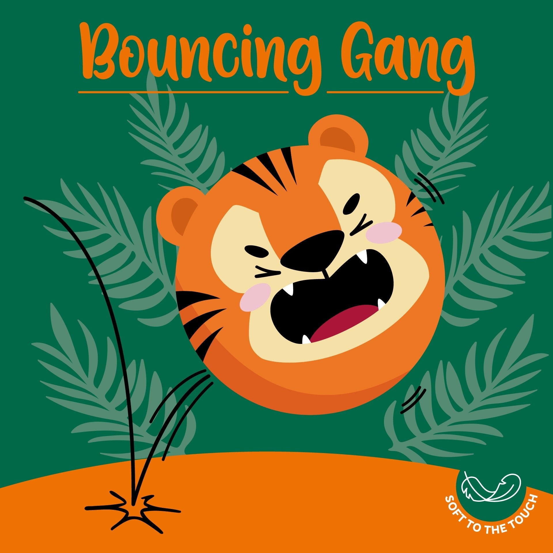Bola Saltitante Tigre – Bouncing Gang - Legami - Papelaria Encantada