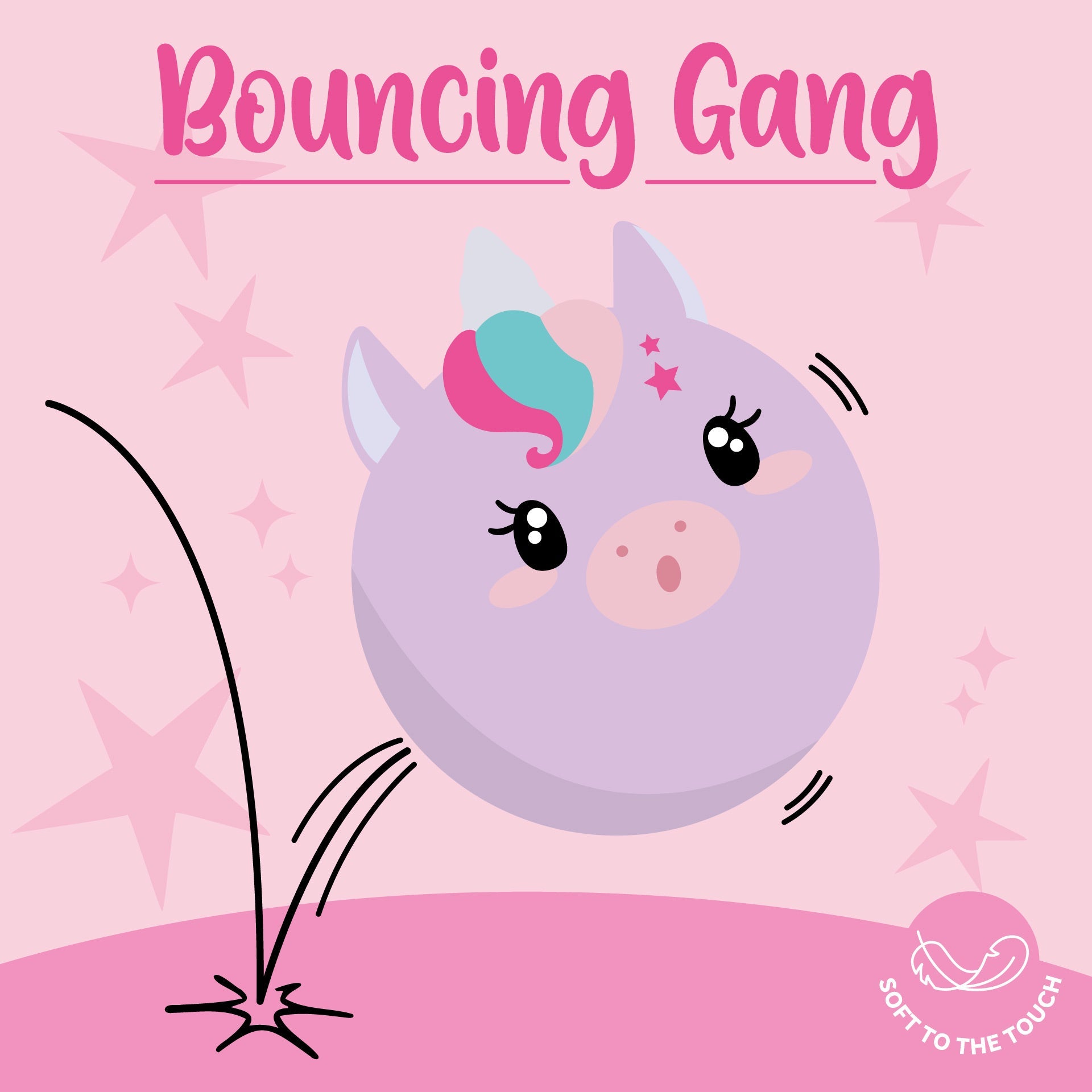 Bola Saltitante Unicórnio – Bouncing Gang - Legami - Papelaria Encantada