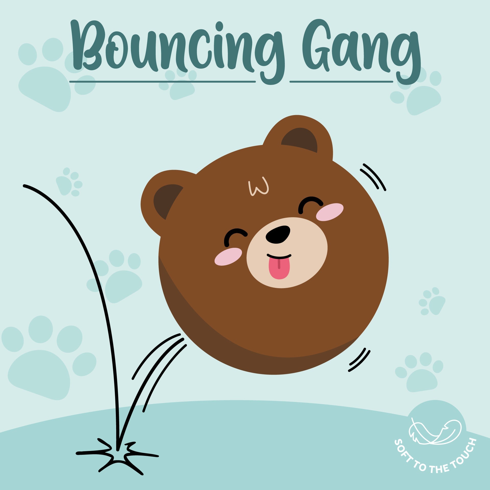 Bola Saltitante Urso – Bouncing Gang - Legami - Papelaria Encantada