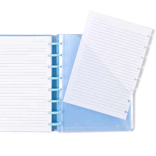 Bolsa de Documentos A4 para Caderno Ingeniox Duplo PP Transparente - Papelaria Encantada
