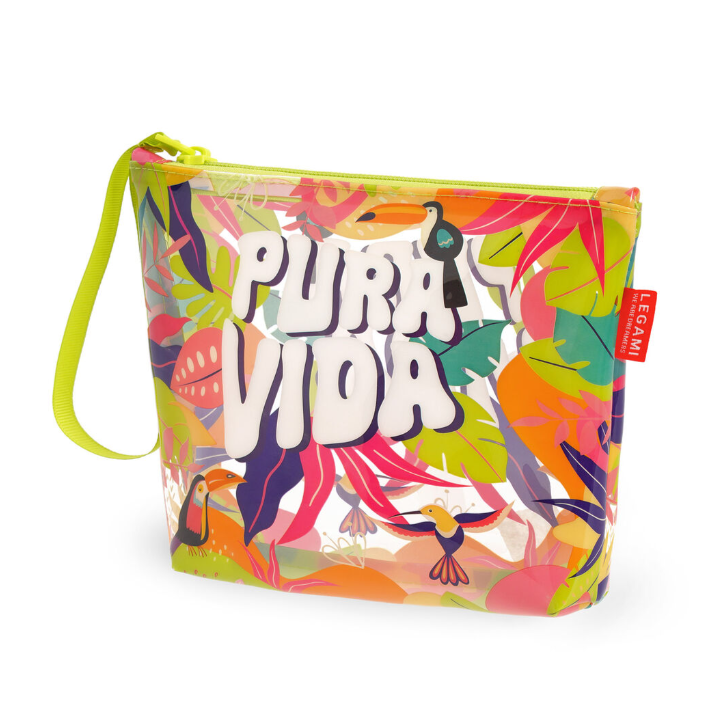 Bolsa de praia Legami - Pura vida - Papelaria Encantada