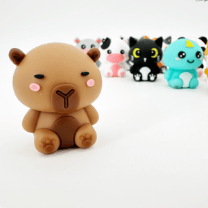 Borracha 3D itotal Capivara - Papelaria Encantada