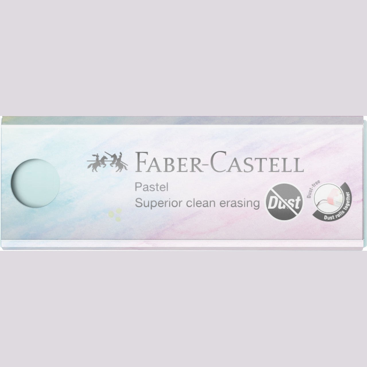 Borracha Dust Free pastel Azul Faber - castell - Papelaria Encantada