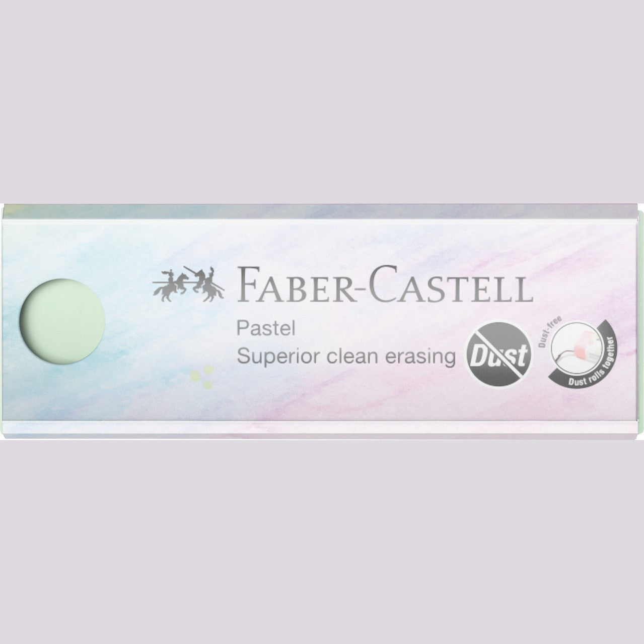 Borracha Dust Free pastel verde Faber - castell - Papelaria Encantada