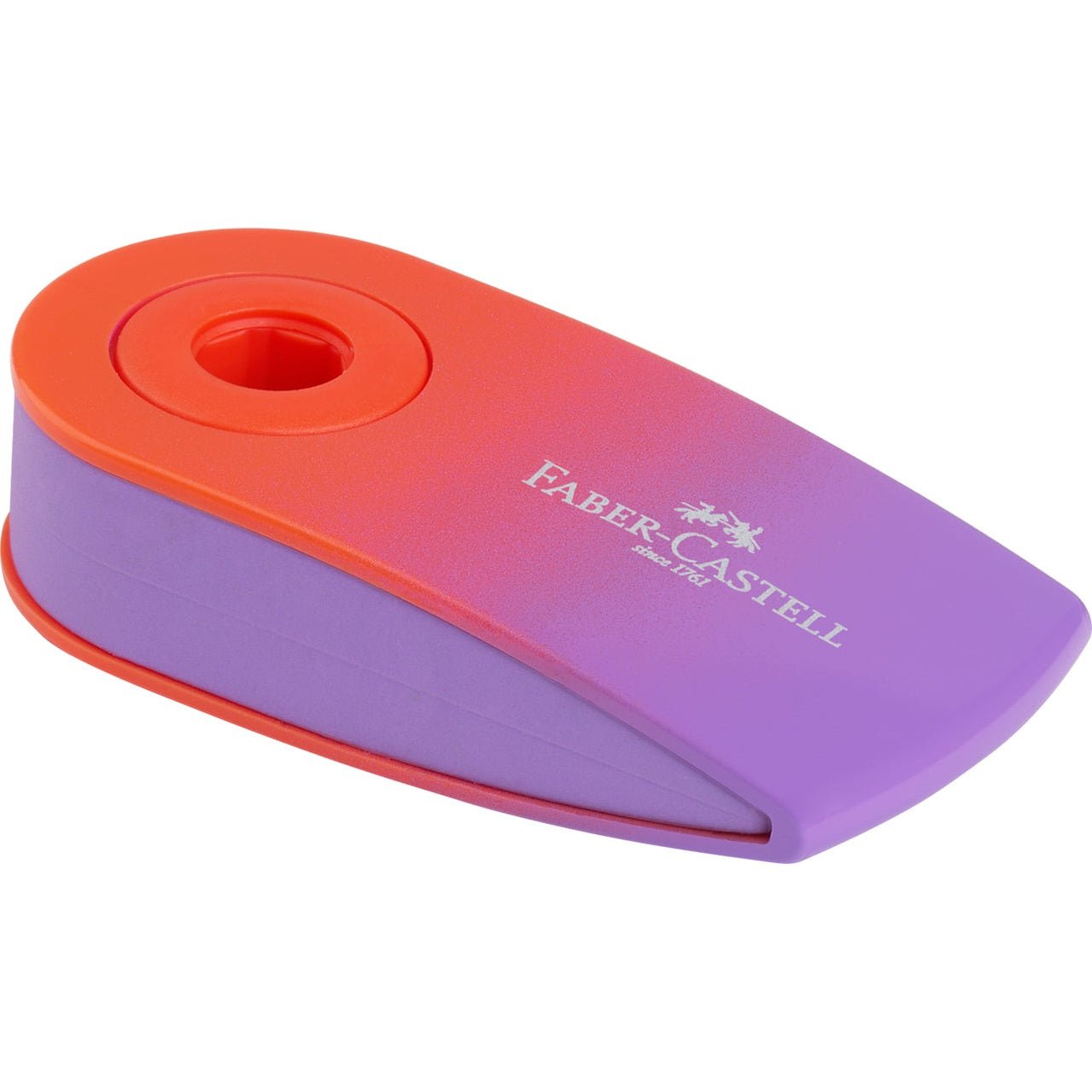 Borracha Faber - Castell Mini Sleeve Flow edition Punchy Melon - Papelaria Encantada