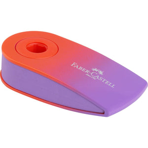 Borracha Faber - Castell Mini Sleeve Flow edition Punchy Melon - Papelaria Encantada
