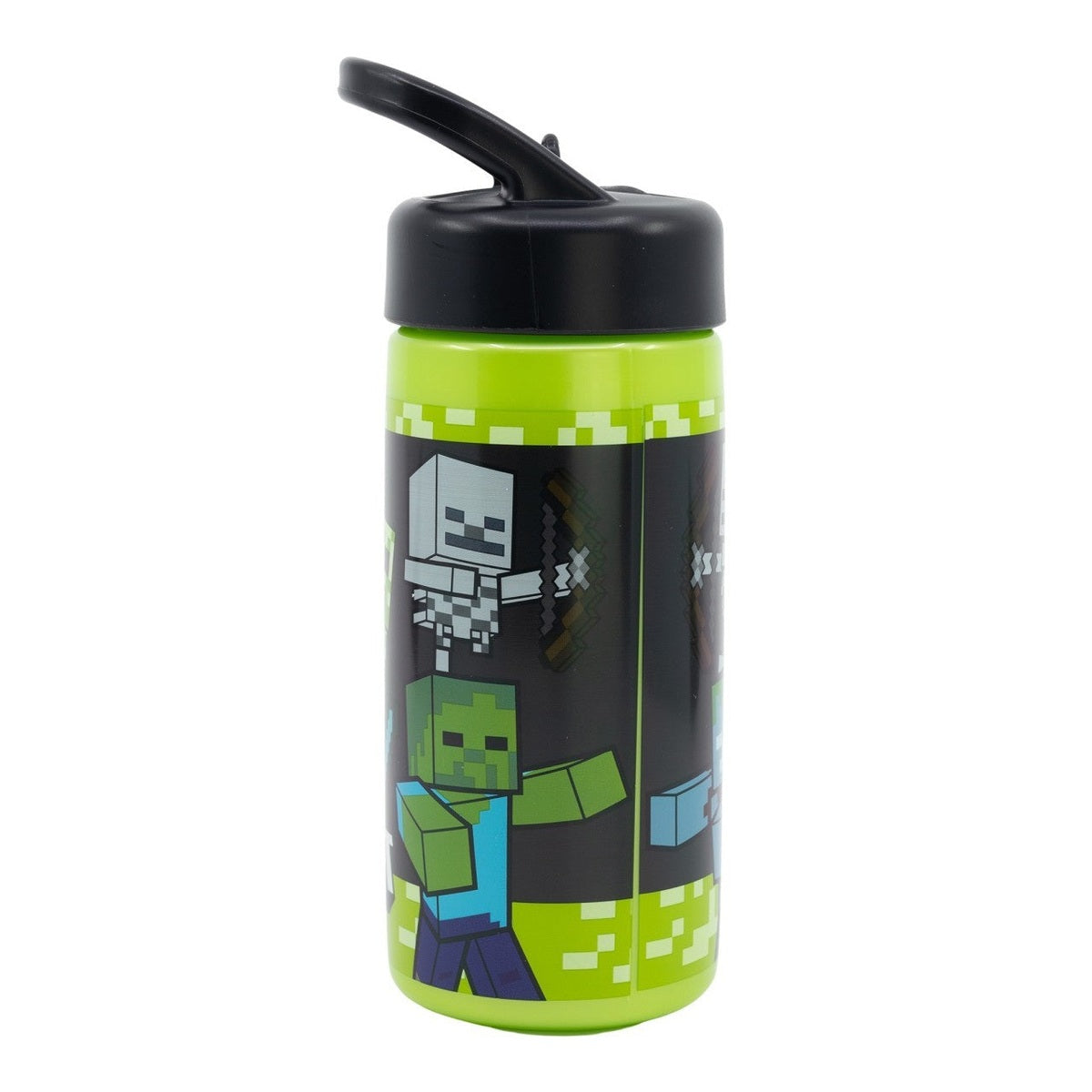 Garrafa Desportiva Minecraft 410 ml com Palhinha e Asa