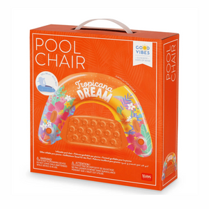 Cadeira insuflável para piscina - Tropicana Dream - Legami - Papelaria Encantada