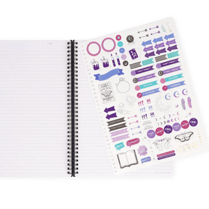Caderno A4 com linhas Moth Legami - Papelaria Encantada