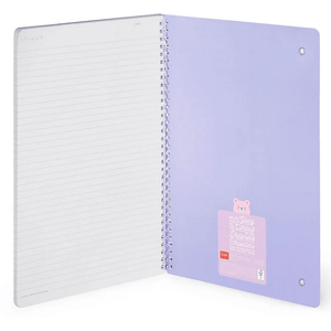 Caderno A4 Legami Espiral Maxi - Teddy Bear - Papelaria Encantada