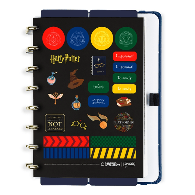 Caderno A5 blue by Harry Potter - Papelaria Encantada