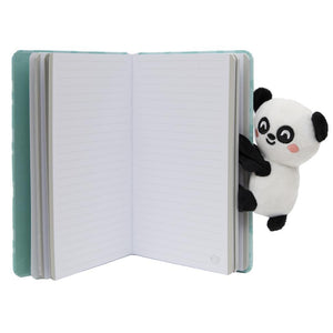 Caderno A5 com peluche panda - Be your best self Mr Wonderful - Papelaria Encantada