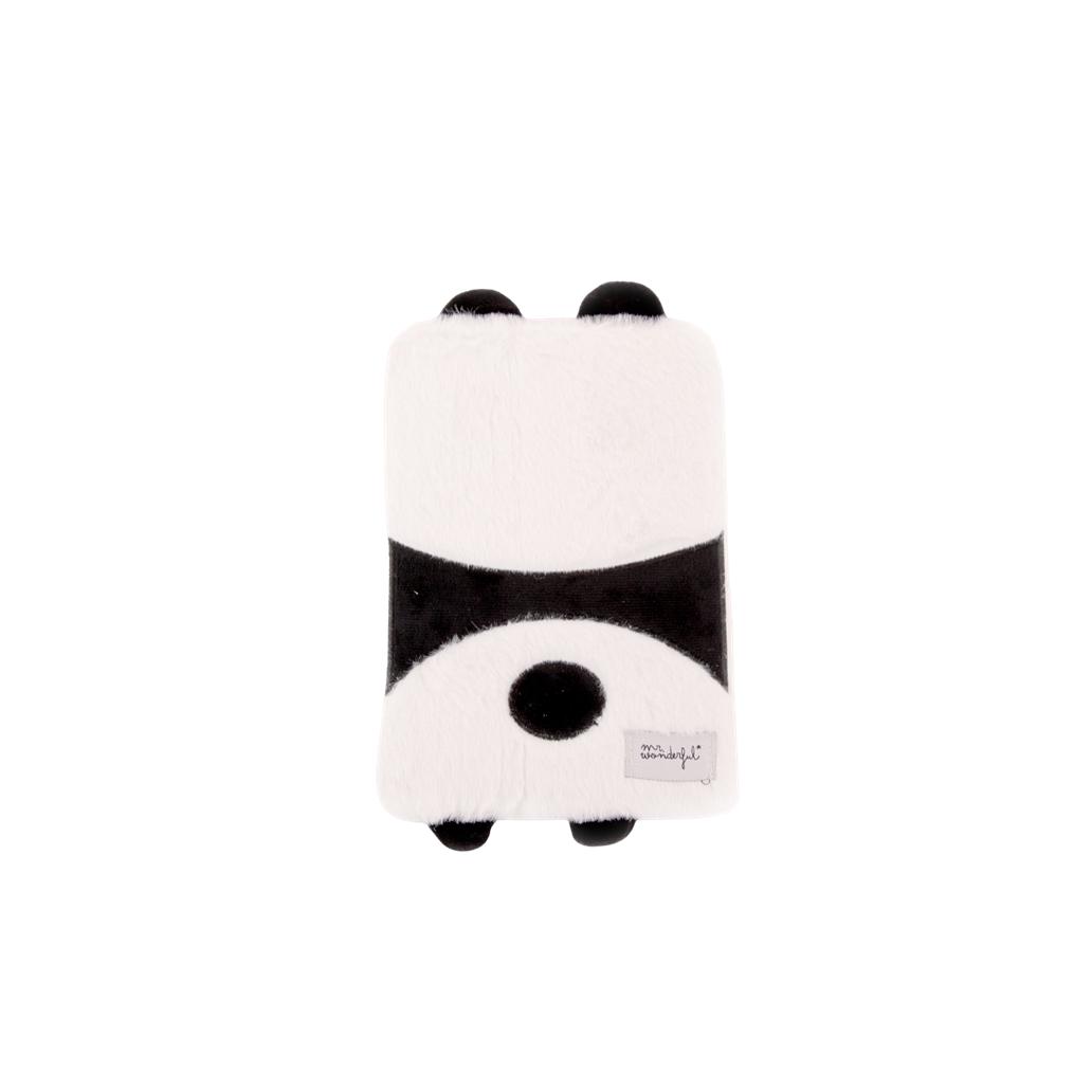 Caderno A5 peluche - Panda - Mr Wonderful - Papelaria Encantada