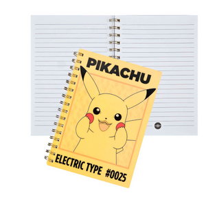 Caderno A5 Pikachu pautado com efeito lenticular - Papelaria Encantada