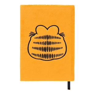 Caderno A5 Premium Garfield pelúcia - Papelaria Encantada