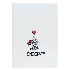 Caderno A5 Snoopy veludo - Papelaria Encantada